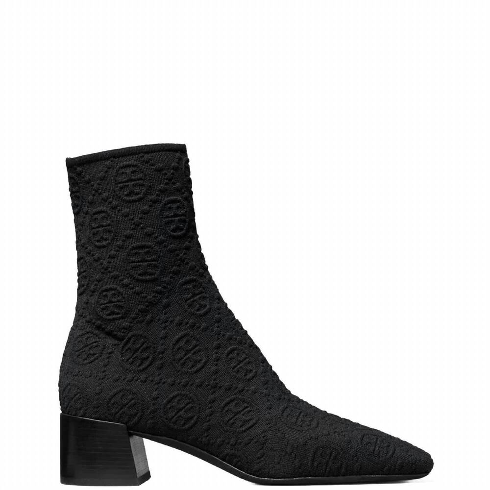 NEW TORY BURCH women's strech ankle boots in black